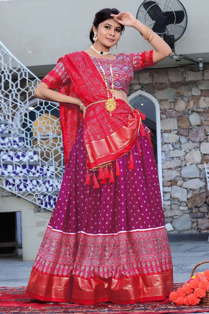 Women's Traditional Bandhani Ghagra Choli with Dupatta ? Navratri & Festive Wear - Image 15