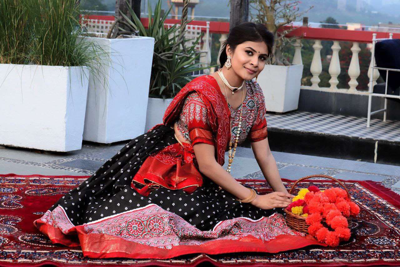 Women's Traditional Bandhani Ghagra Choli with Dupatta ? Navratri & Festive Wear - Image 14